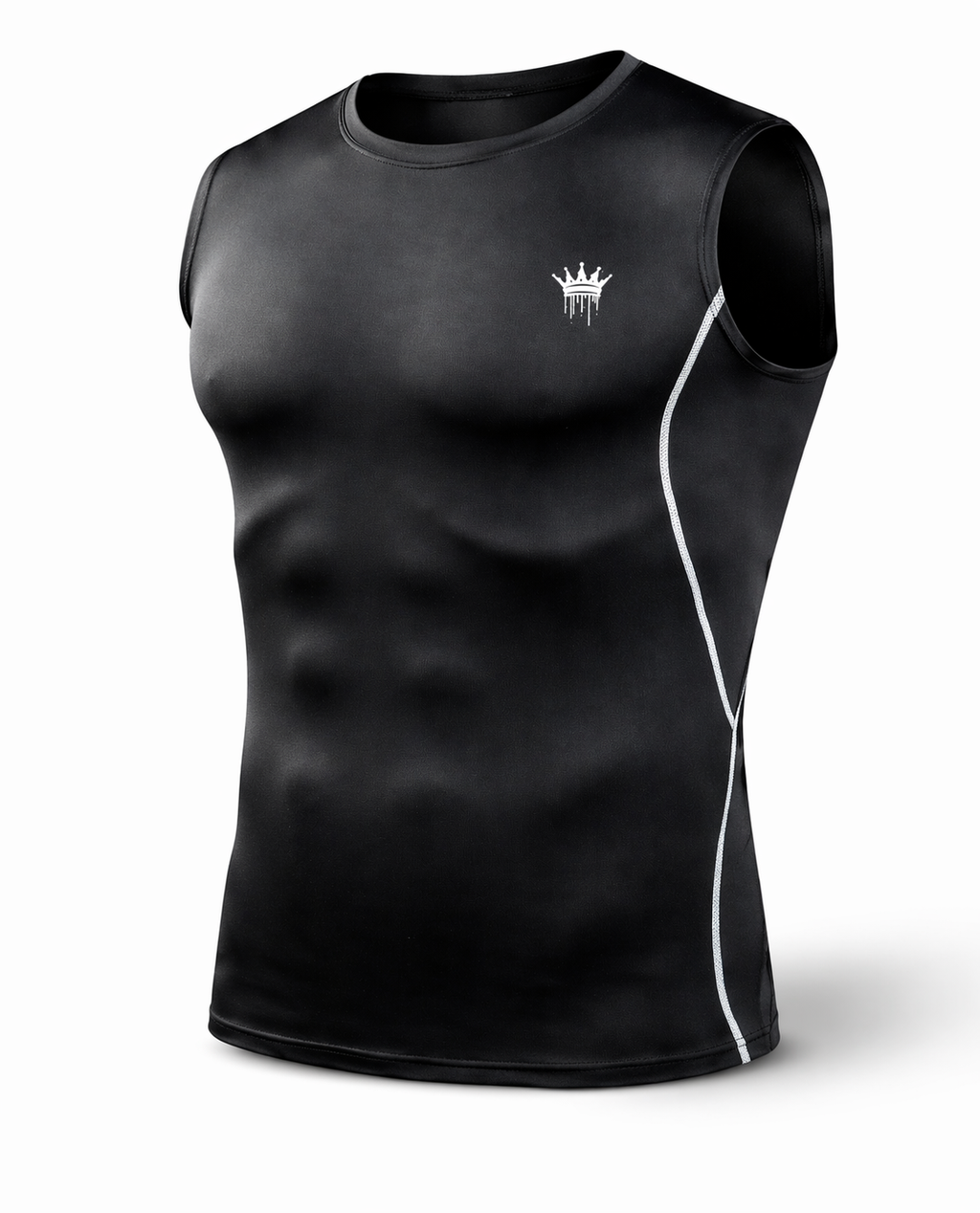 CAMISILLA DE COMPRESIÓN (NEGRA)