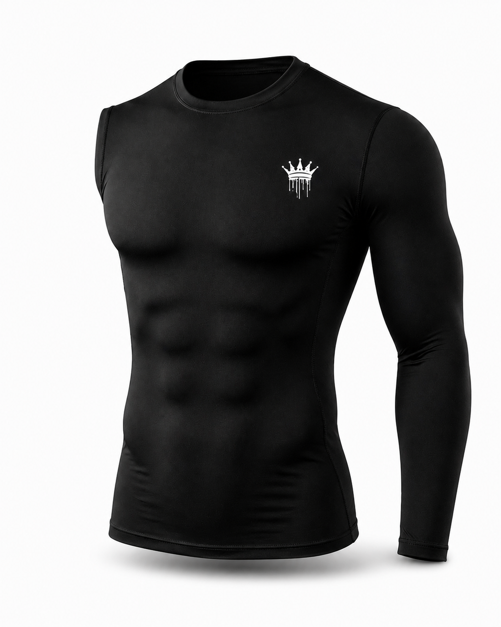 CAMISA DE COMPRESIÓN DE UNA MANGA (NEGRA)