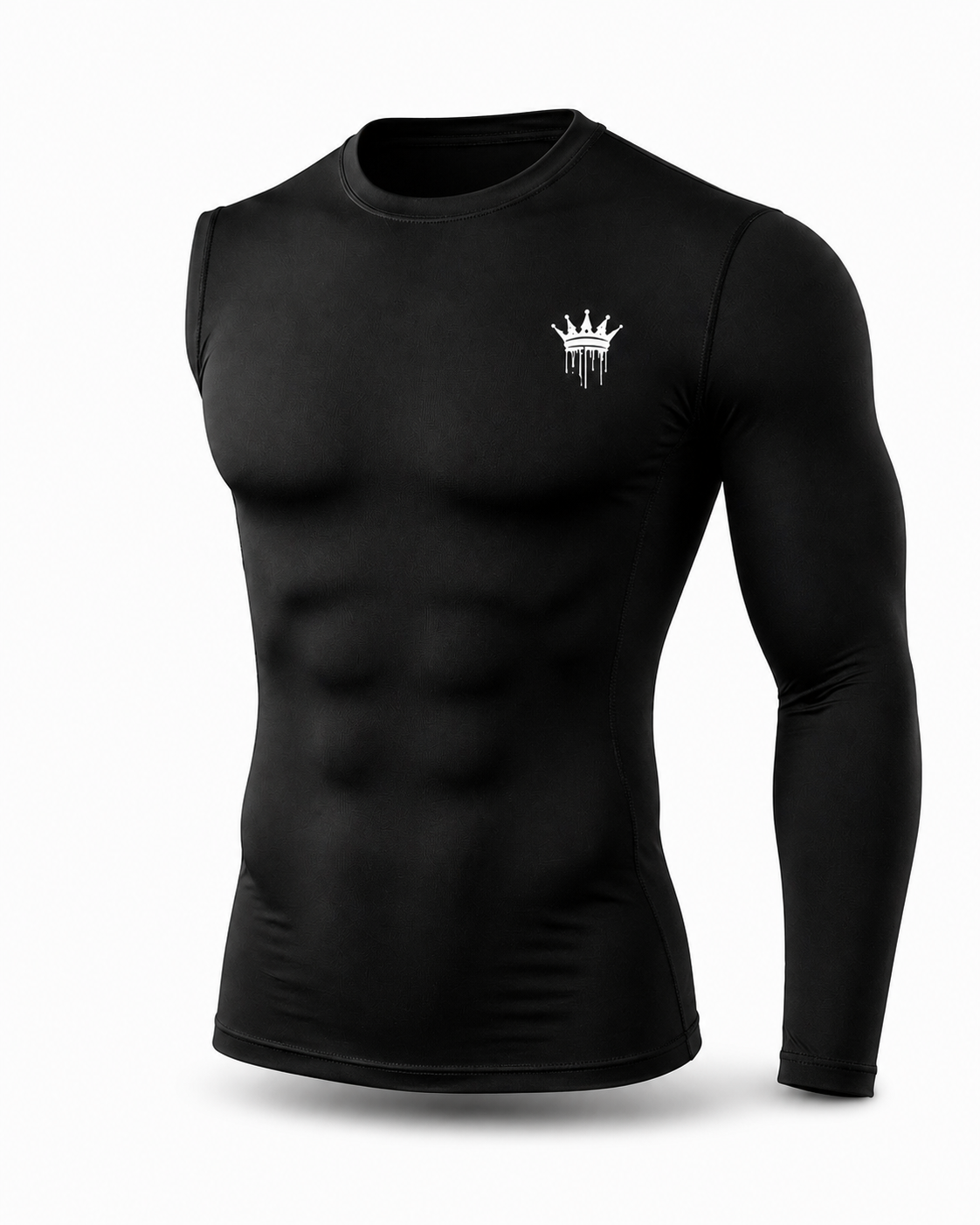 CAMISA DE COMPRESIÓN DE UNA MANGA (NEGRA)