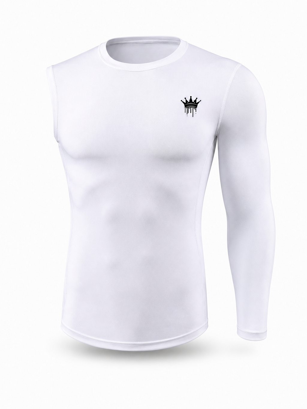 CAMISA DE COMPRESIÓN DE UNA MANGA (BLANCA)